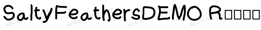 SaltyFeathersDEMO R字体转换